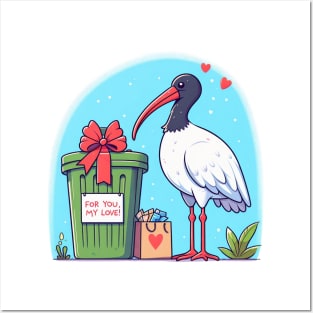 valentine bin chicken Posters and Art